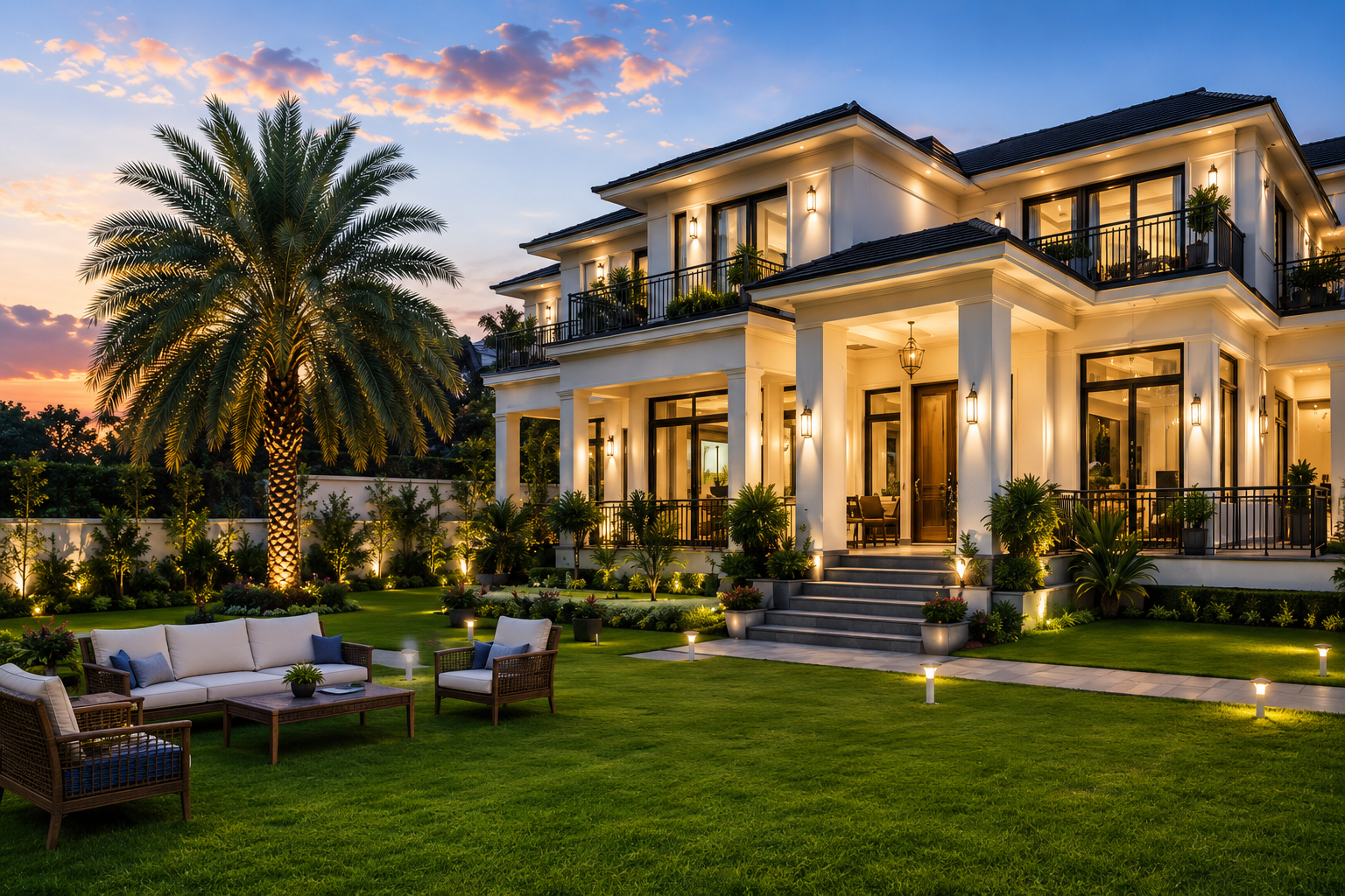 Luxury farmhouse and villa property
